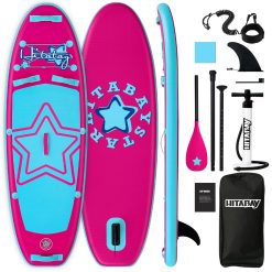 Planche de Surf Gonflable - Accessoire Complet Stand Up Paddle Board Gonflable pour Enfant Jeunesse